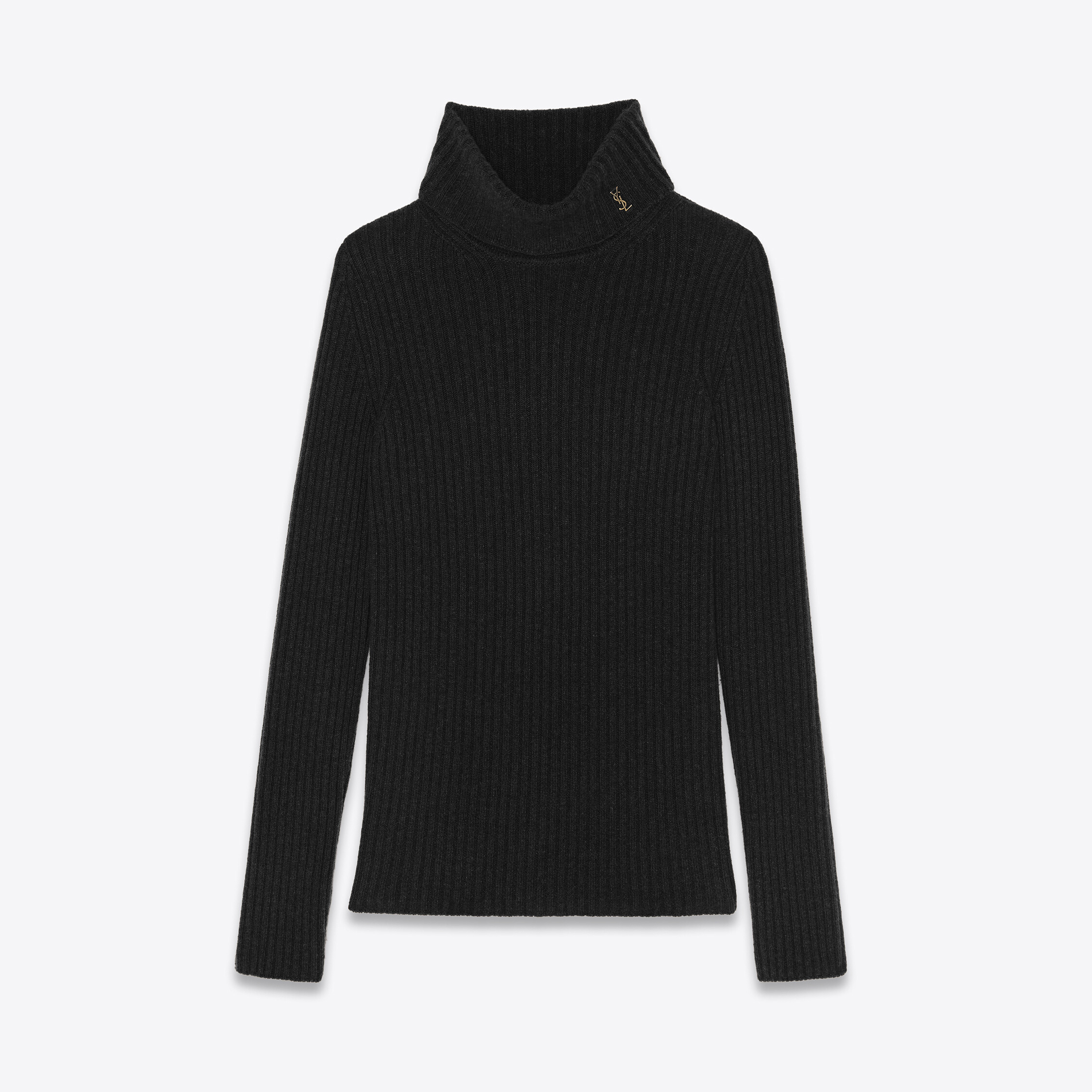 SAINT LAURENT Cassandre Turtleneck Sweater In Wool And Cashmere #nigo96744