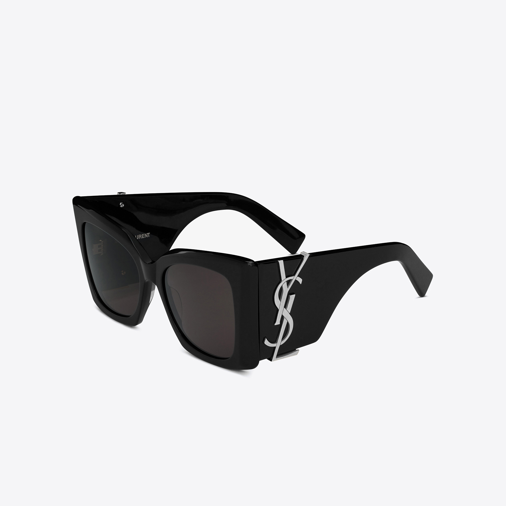 SAINT LAURENT Black Square Sunglasses Glasses #nigo96756