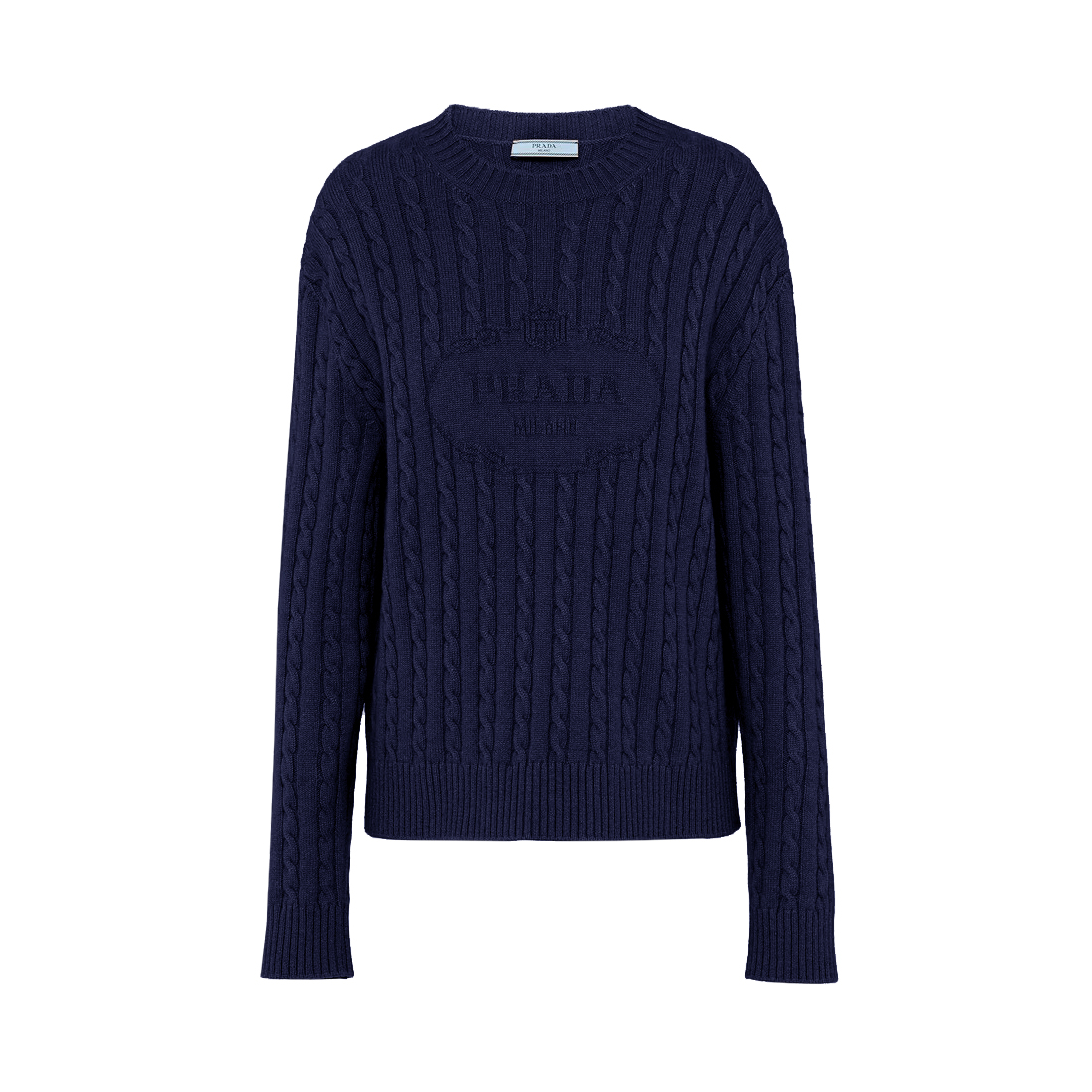Prada Cashmere Crew-Neck Knitted Long Sleeve Pullover Sweater #nigo96752