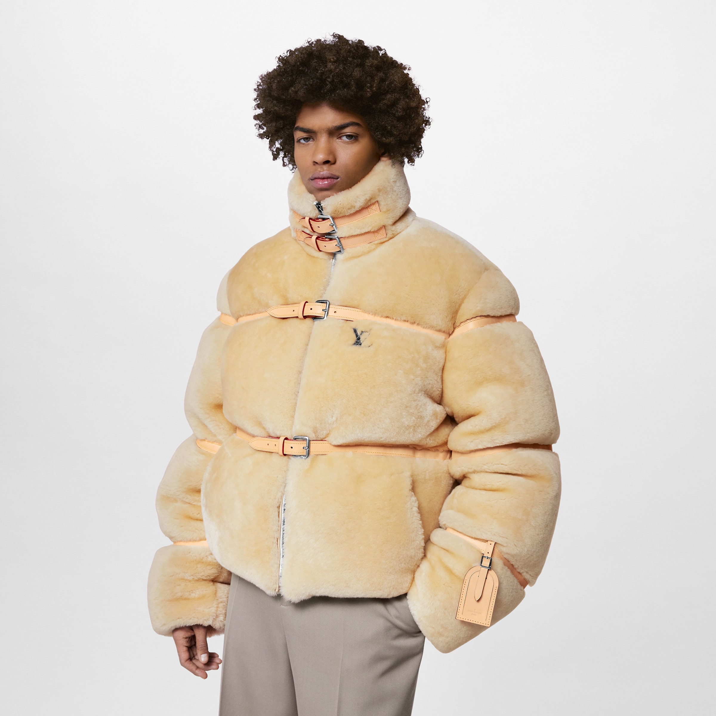 Louis Vuitton Autumn And Winter Wool Puffer Down Jacket #nigo96761