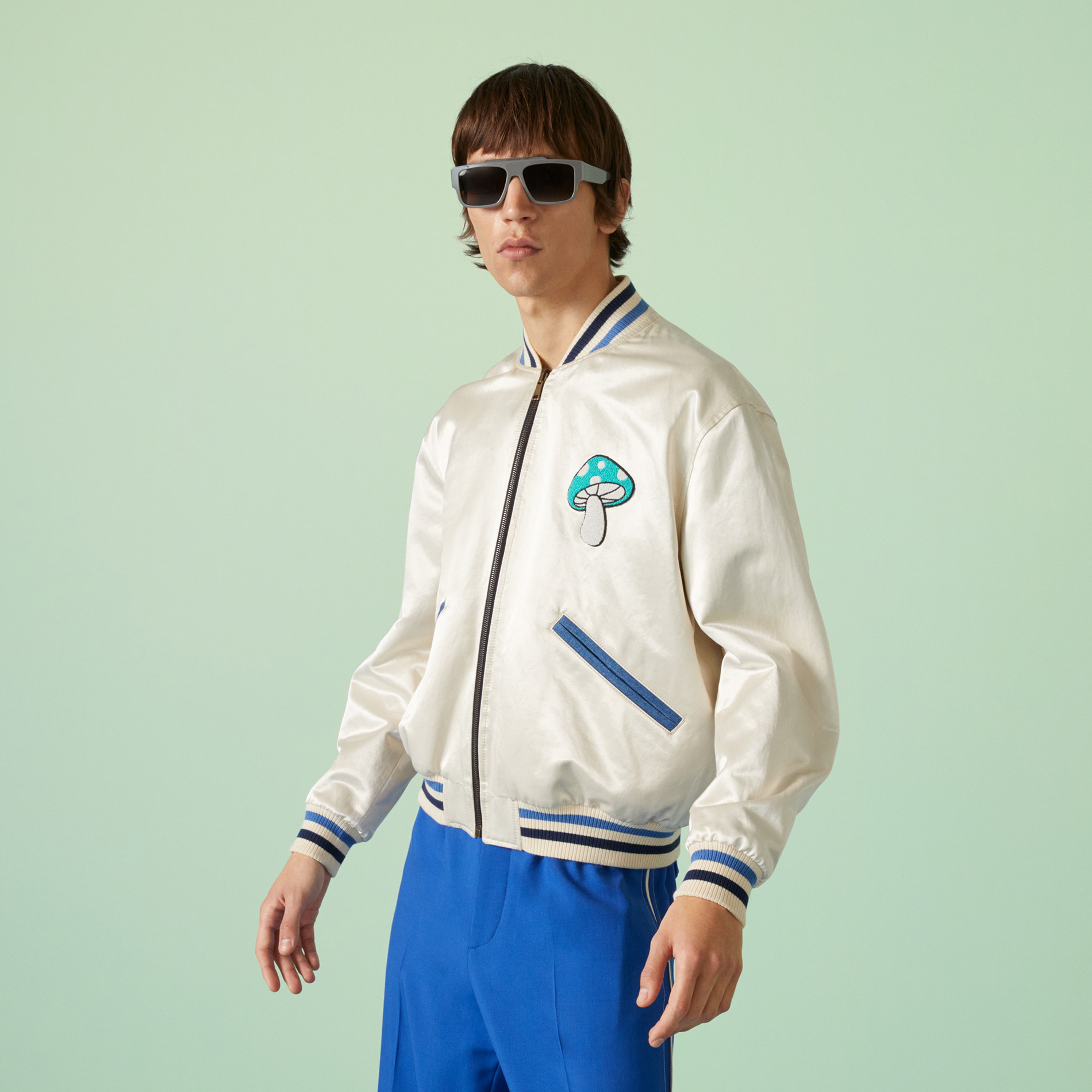 Gucci Reversible Cotton Bomber Jacket #nigo96763