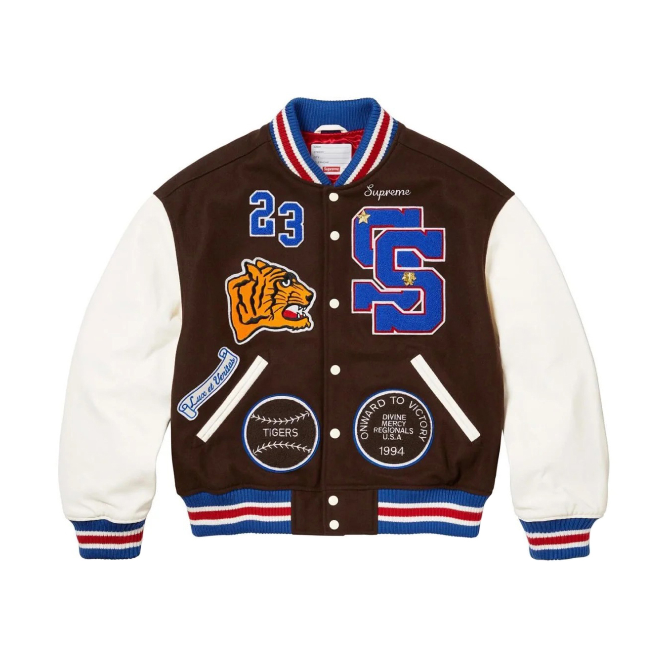 Louis Vuitton Tiger Head Embroidered Baseball Jacket #nigo96768