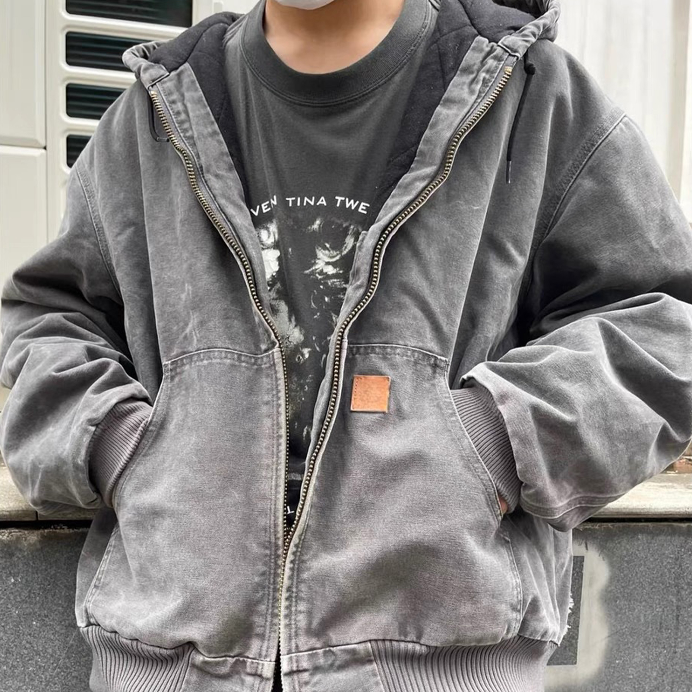 NIGO Carhartt WIP Washed Hooded Jacket Ngvp #nigo6836