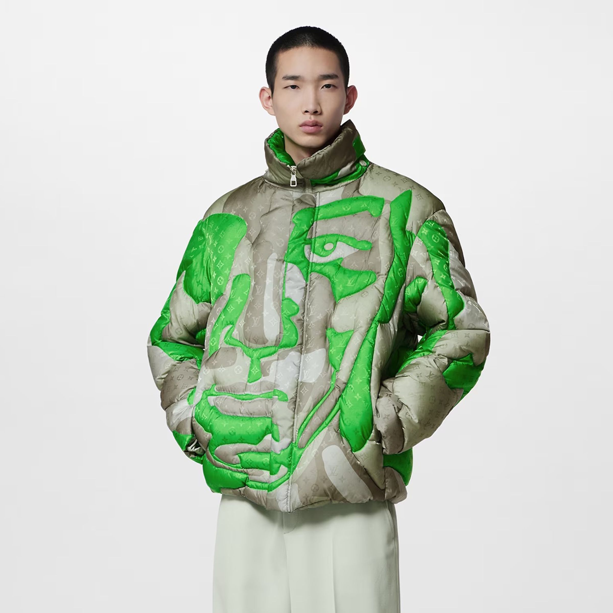Louis Vuitton Collage Portrait Pattern Jacket #nigo22152