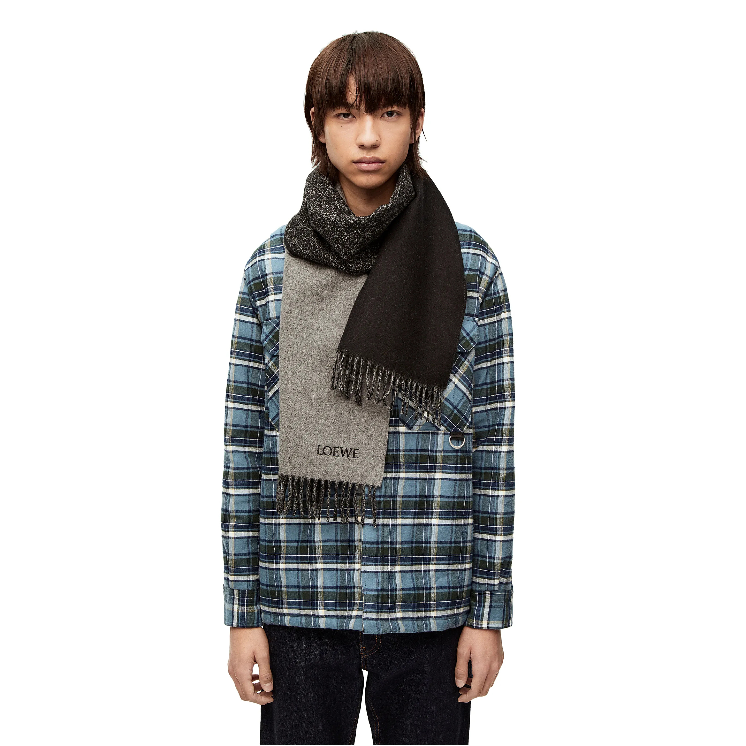Loewe Wool Colored Scarf #nigo22165