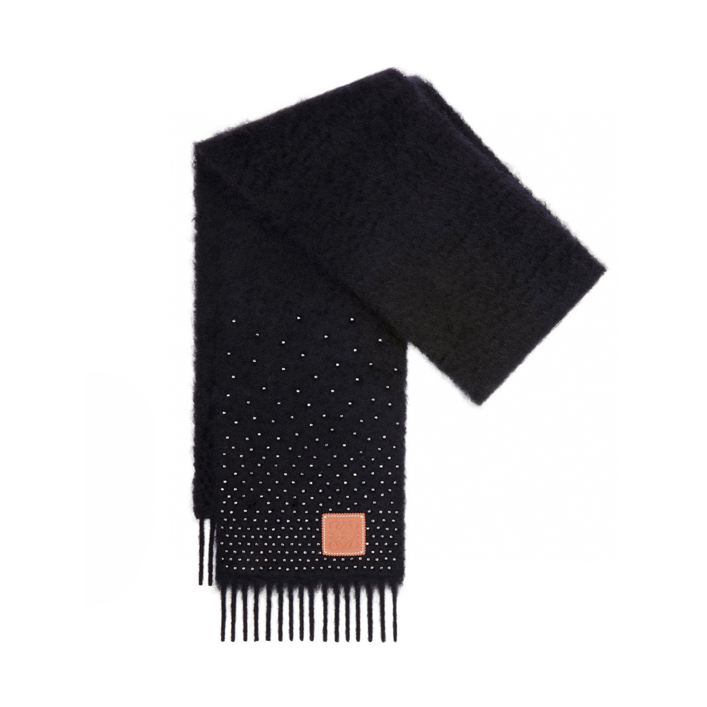 Loewe Black Wool Sky Star Scarf #nigo22166