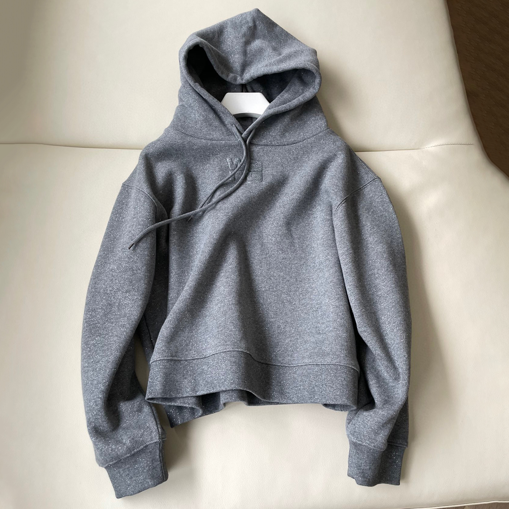 Alexander wang Cotton Hooded Sweater Shorts Set #nigo22159