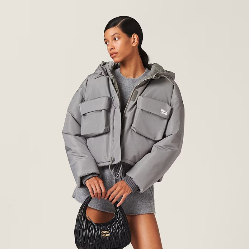 MiuMiu Technical Fabric Blouson Jacket #nigo96774