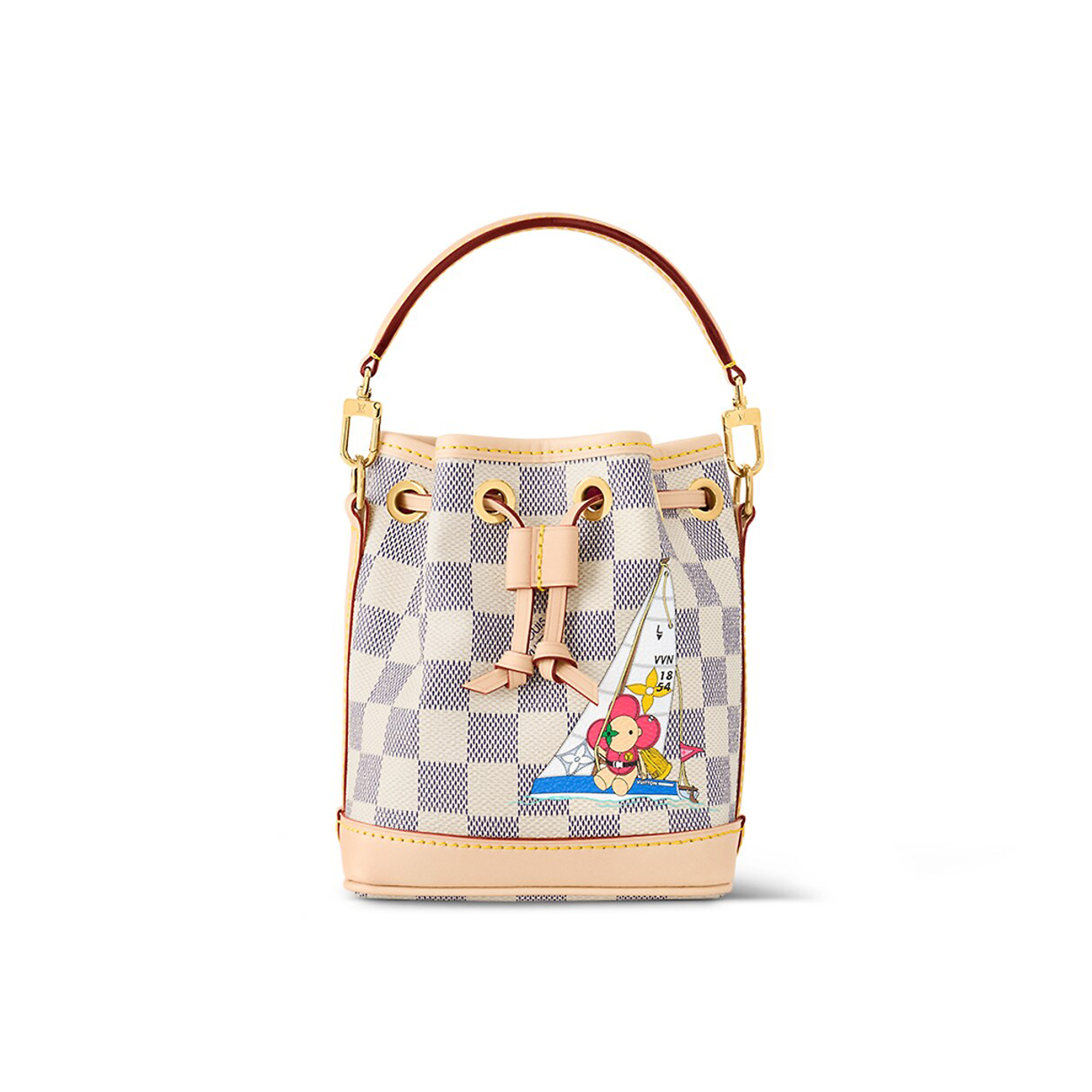 Louis Vuitton Nano Noe Printed Bucket Tote Bag #nigo22176