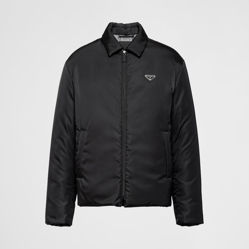 Prada Cropped Re-Nylon Puffer Down Jacket #nigo96815