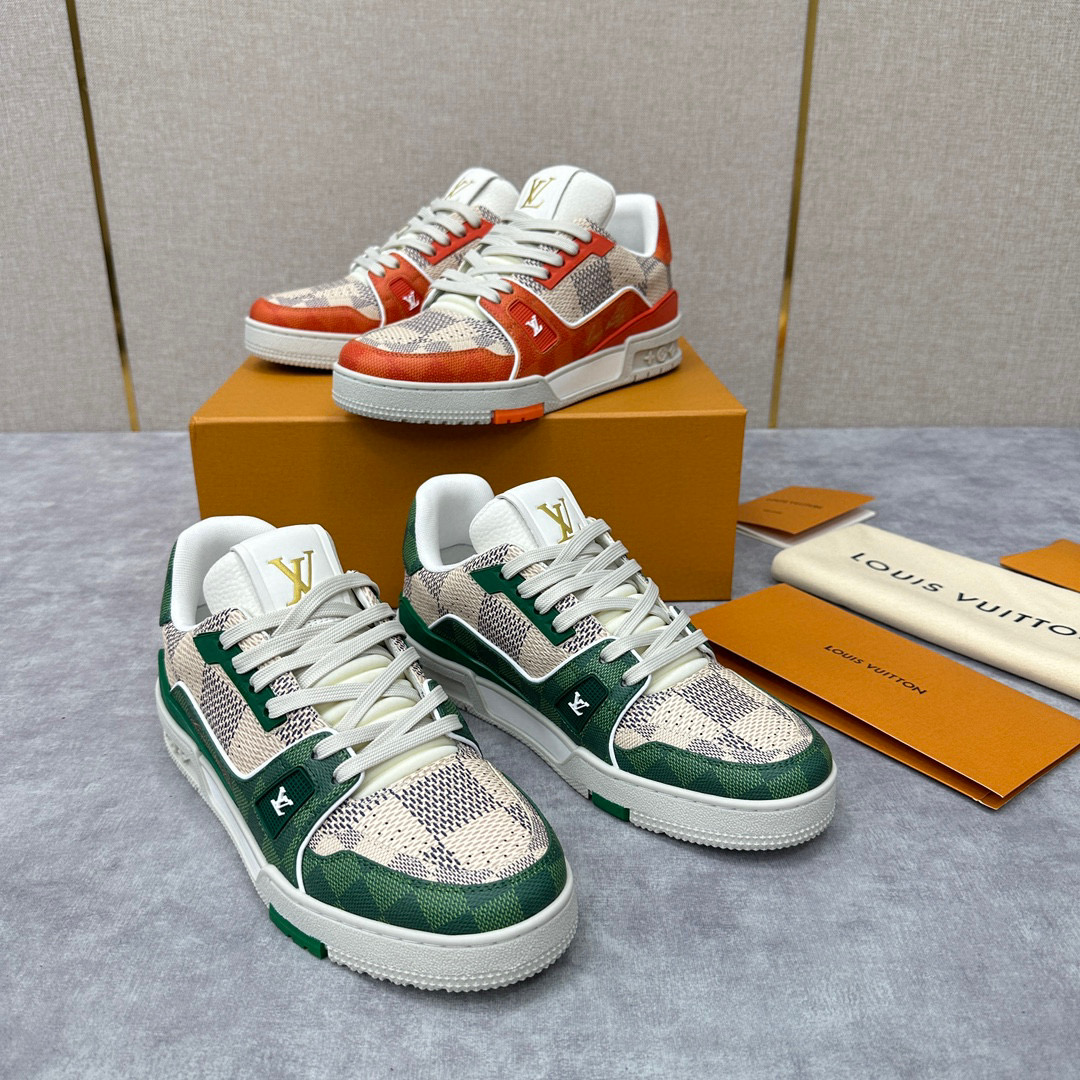 Louis Vuitton LV Trainer Low Top Casual Sneakers Shoes #nigo96818