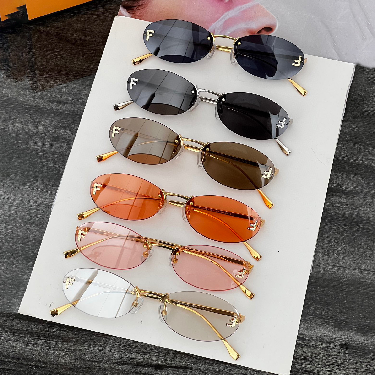 Fendi Oval Sunglasses Glasses #nigo96825