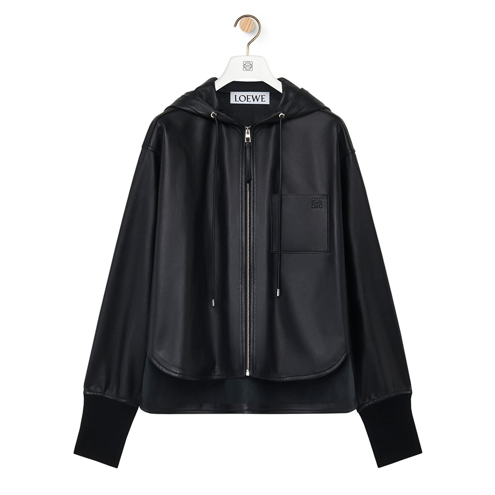 Givenchy Hooded Jacket In Nappa Lambskin Ngvp #nigo6697