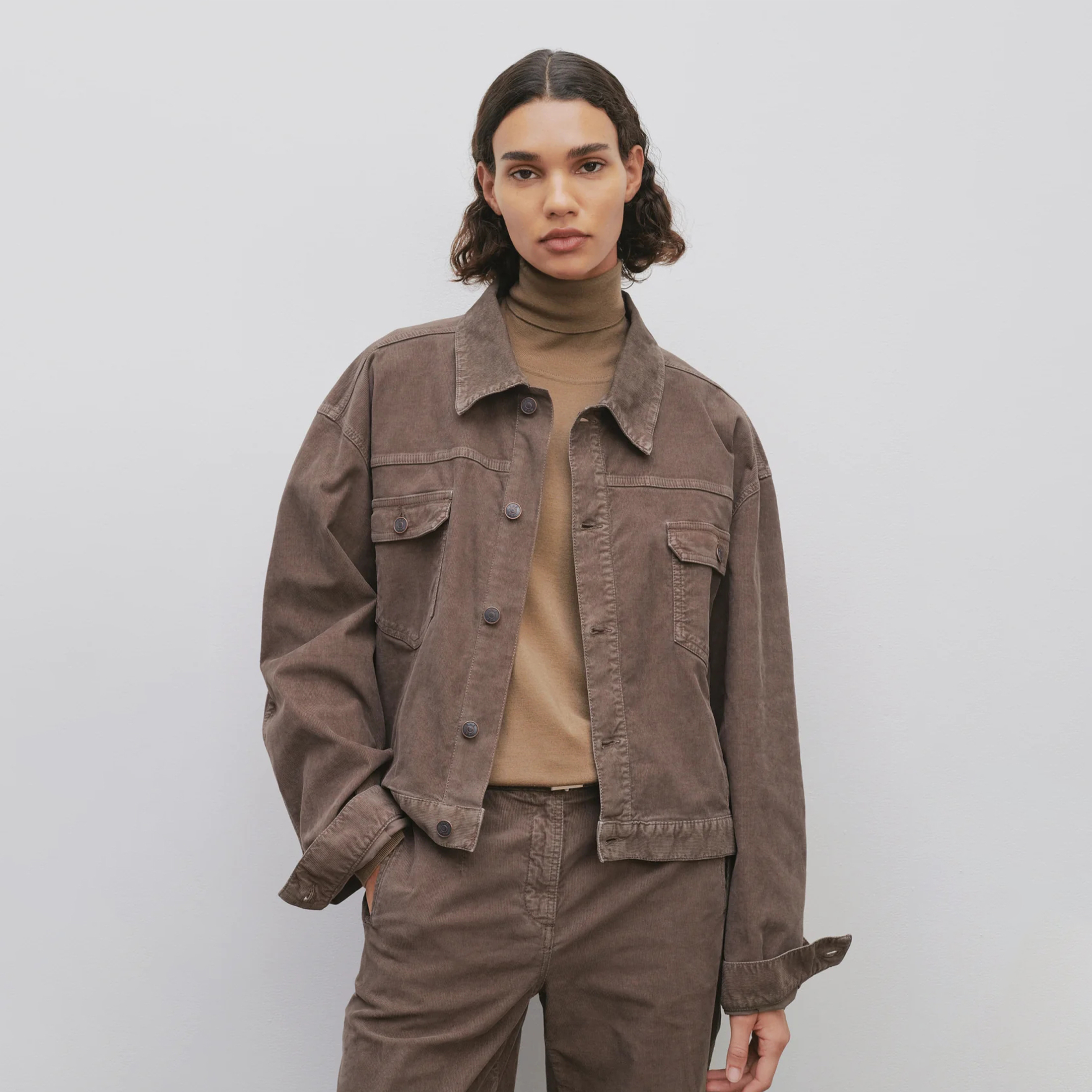 The Row Ness Jacket Eglitta Pant In Corduroy Ngvp #nigo6882