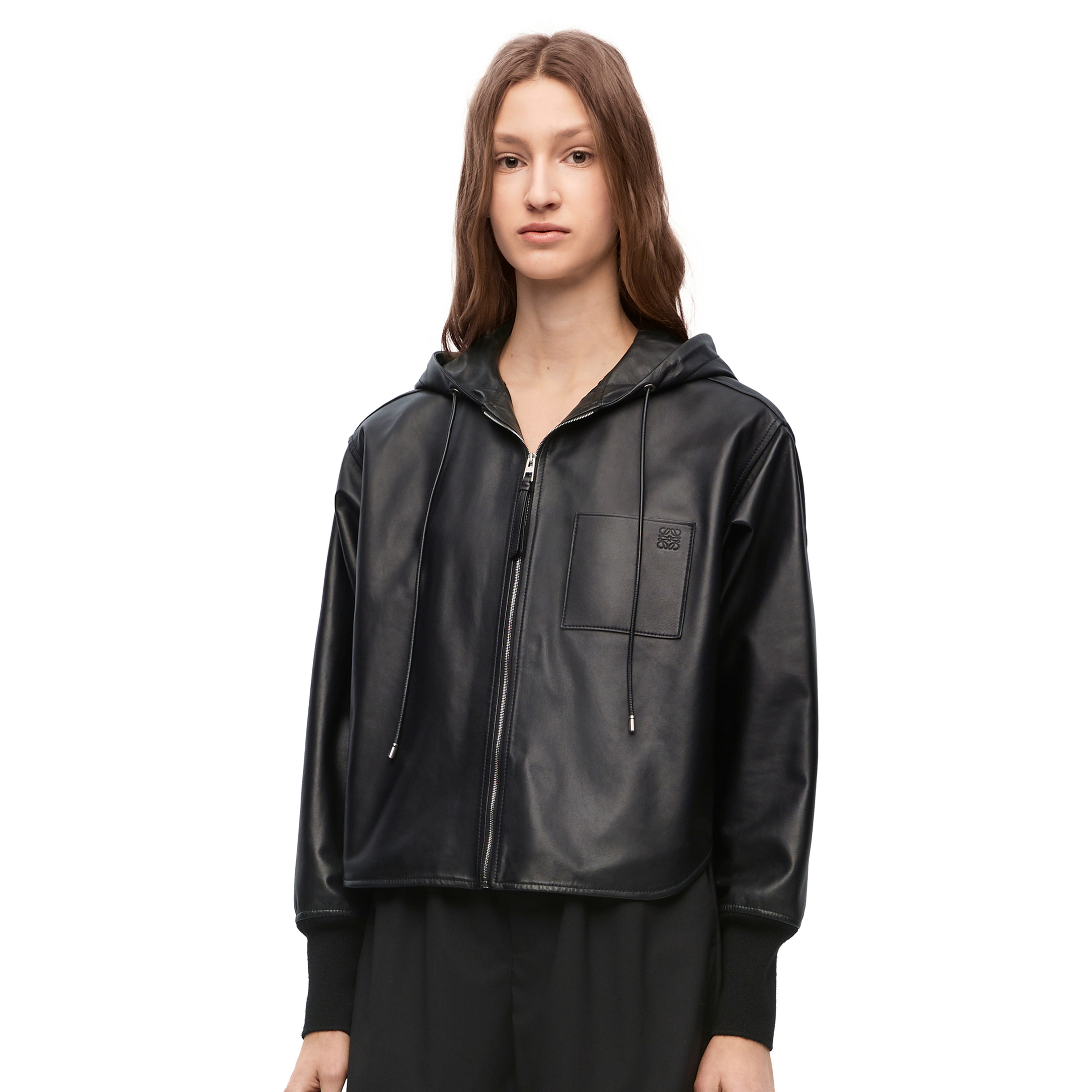 Givenchy Hooded Jacket In Nappa Lambskin Ngvp #nigo6697