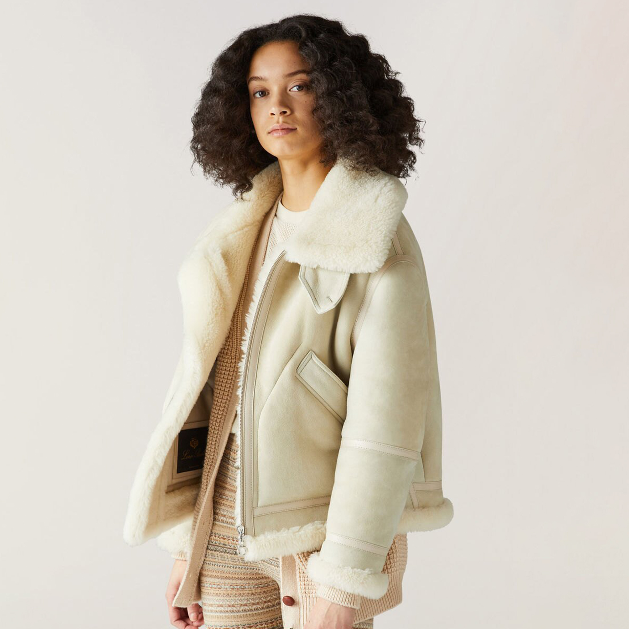 Loro Piana Monterosa Shearling Jacket Ngvp #nigo6861