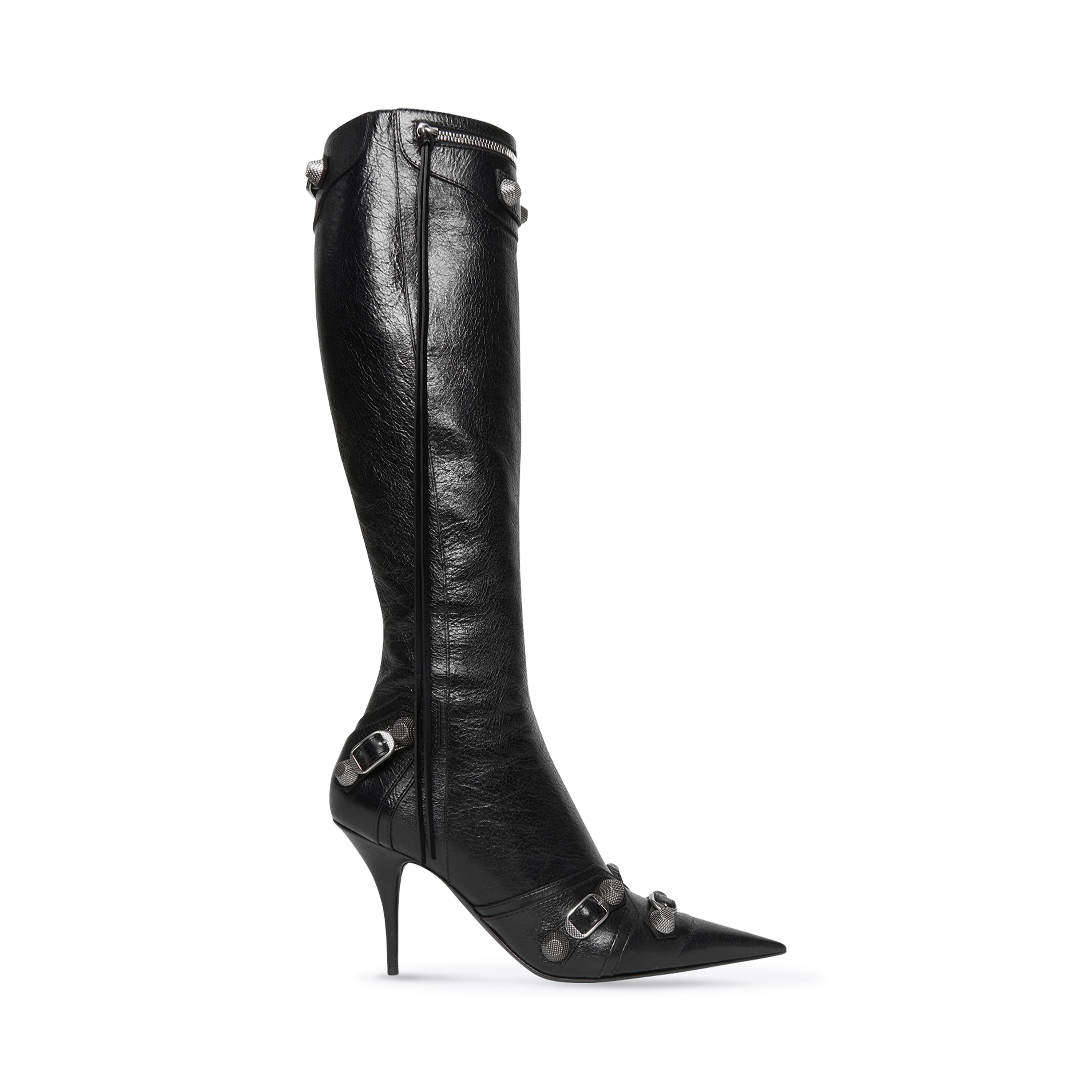 Balenciaga Cagole Leather High Heels And High Boots Shoes #nigo22181