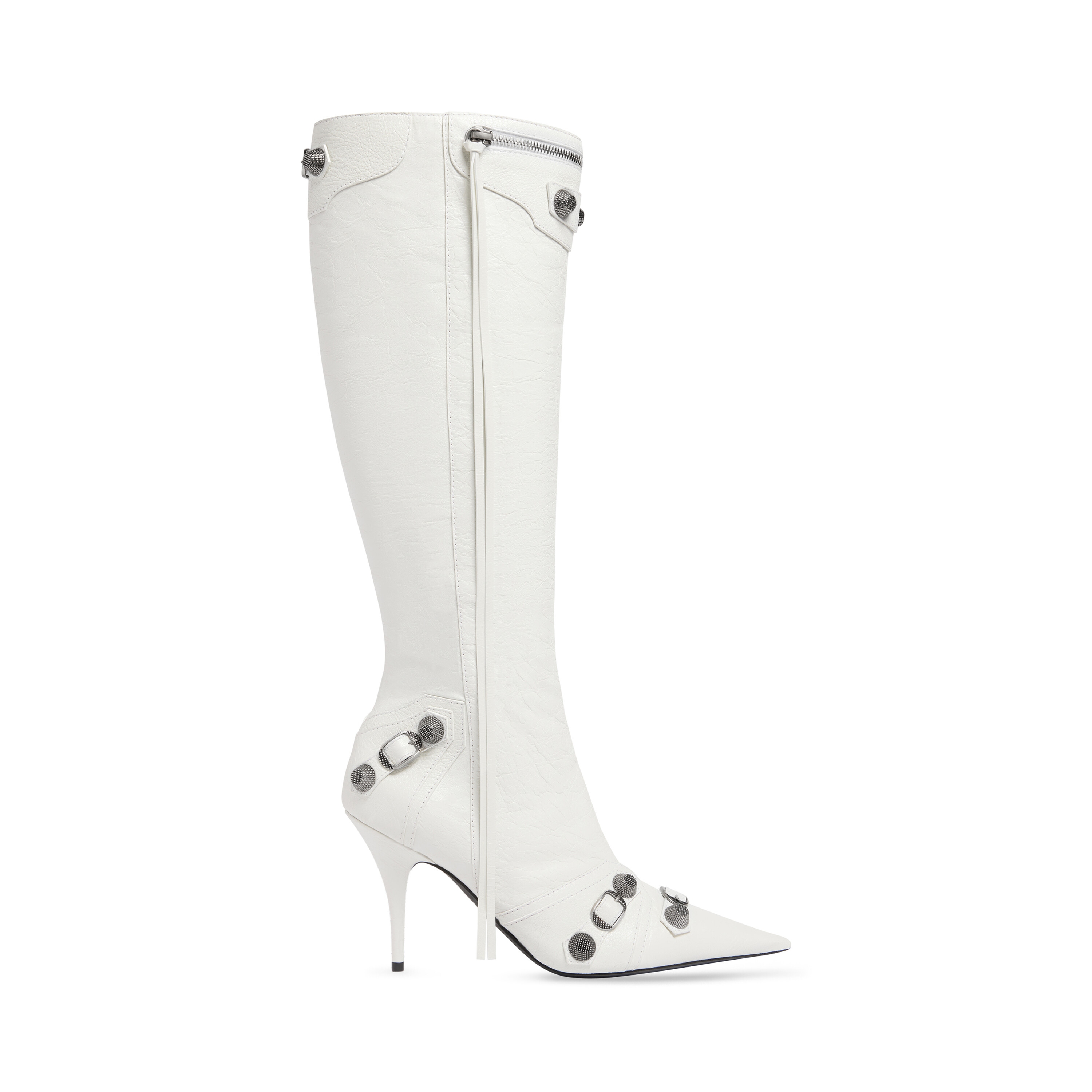Balenciaga Cagole Leather High Heels And High Boots Shoes #nigo22181
