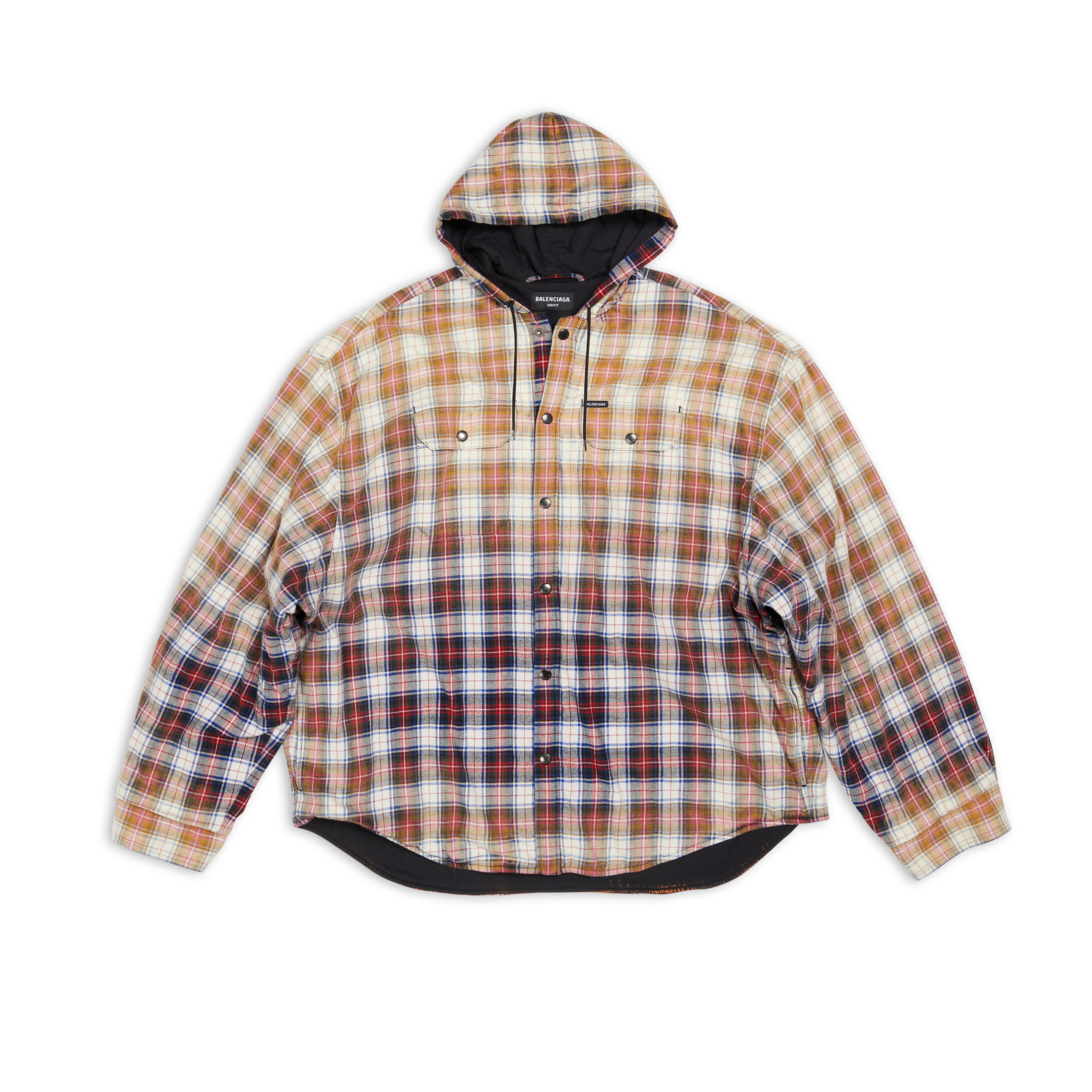 Balenciaga Bleached Shirt In Multicolored Jacket Ngvp #nigo6714