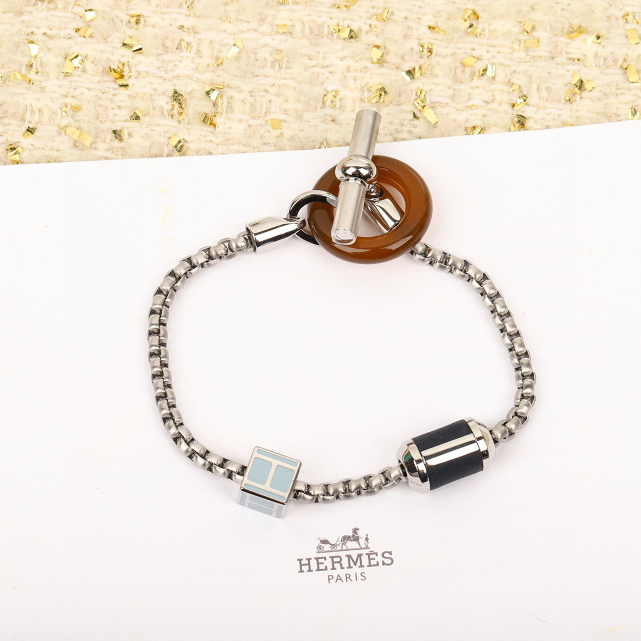 Hermes Mobile Equeatre Necklace Meli-Melo Bracelet Ngvp #nigo6867