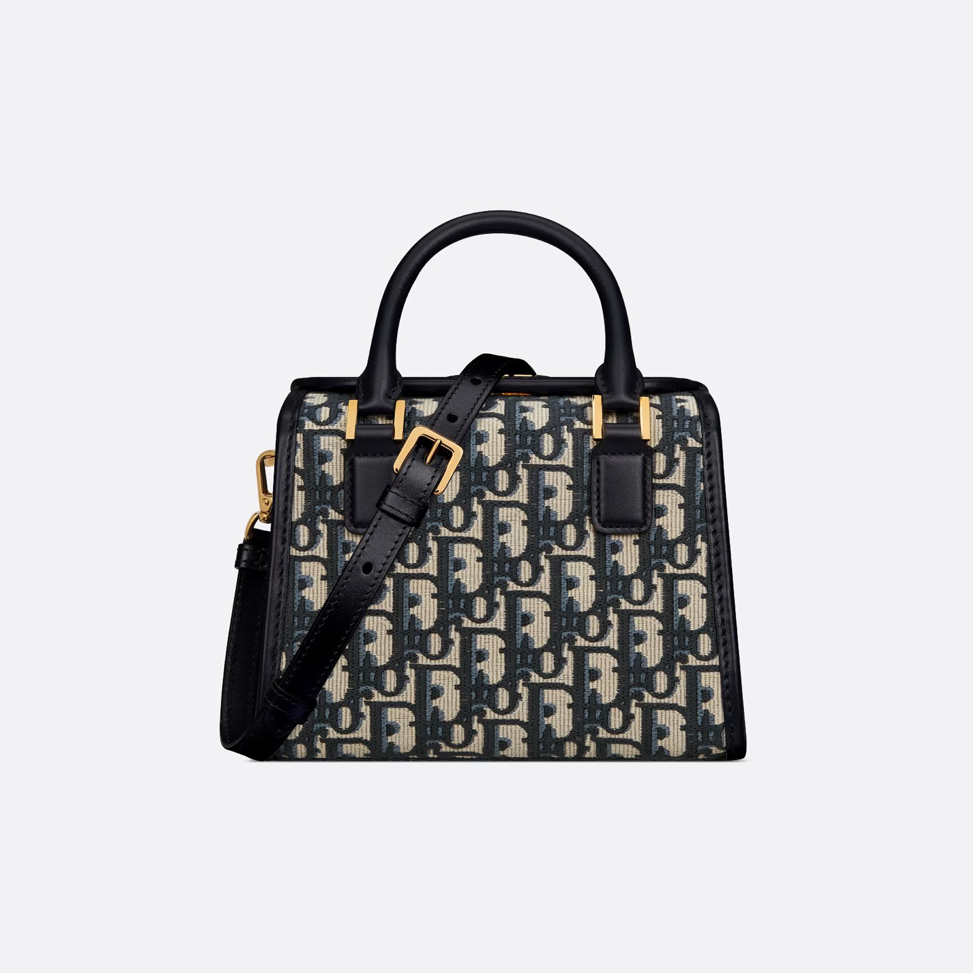 Dior BOSTON Leather Printed Portable Diagonal Bag #nigo22178