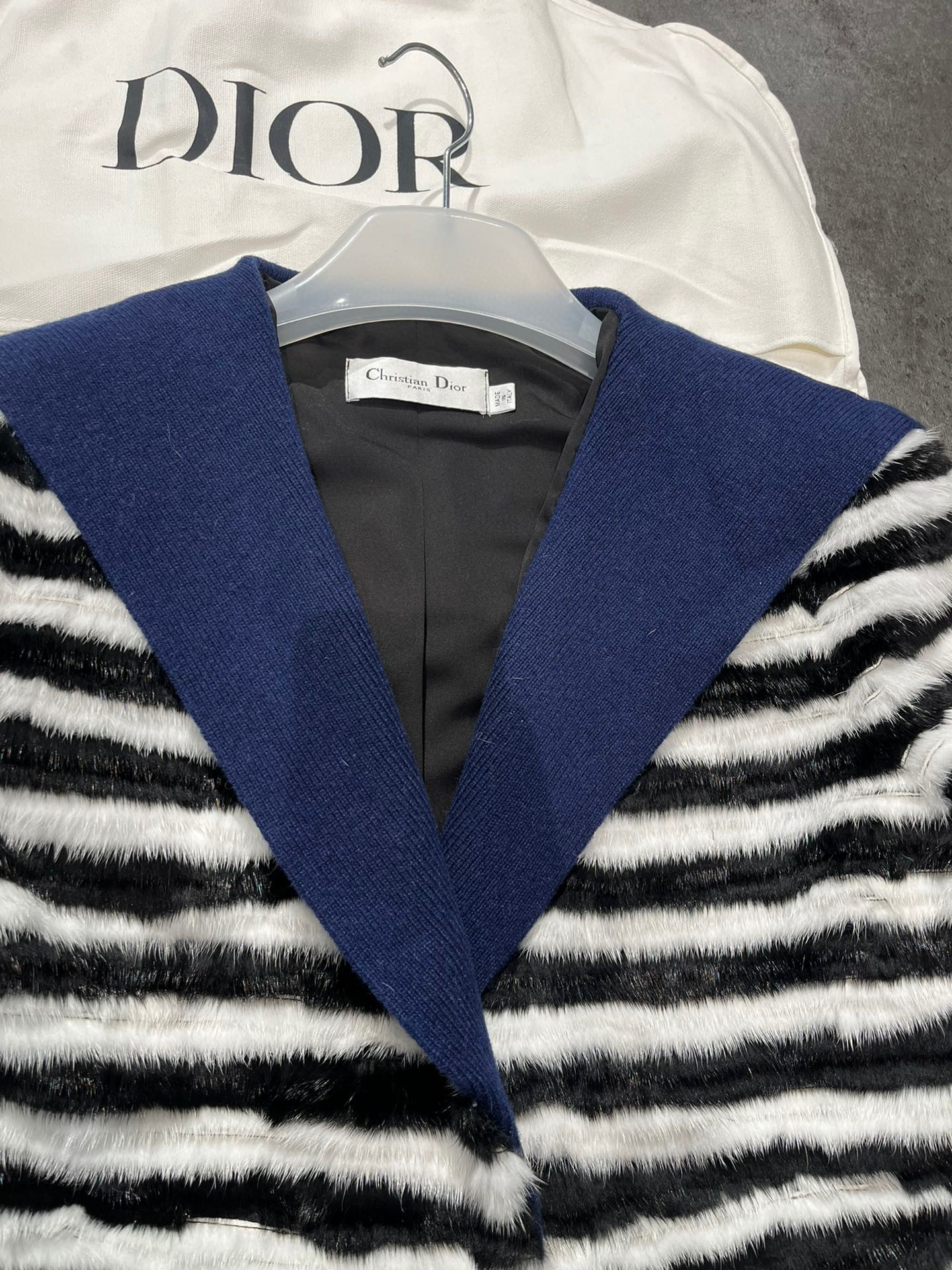 NIGO Dior Striped Long Cardigan Lace-Up Coat Ngvp #nigo6924