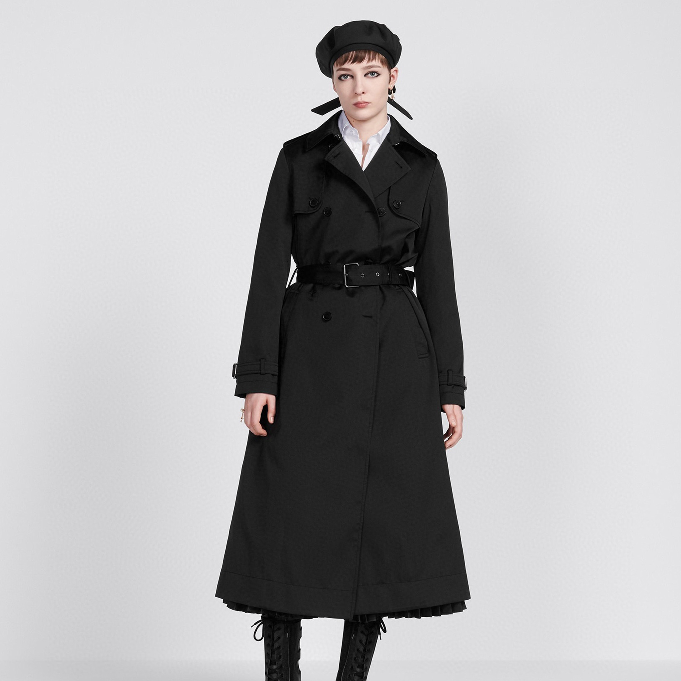 Dior Pleated Trench Coat Long Jacket Ngvp #nigo6922