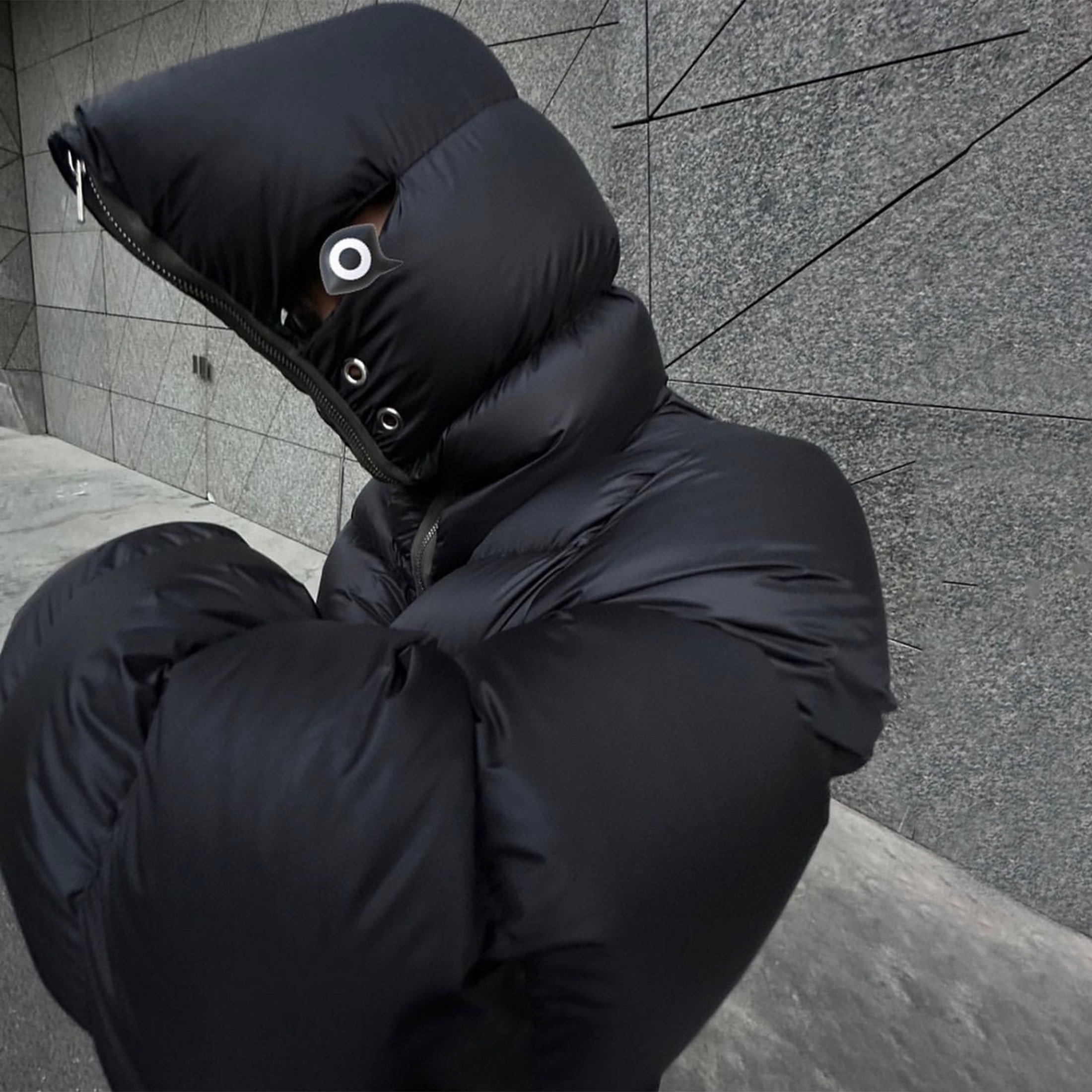 Rick Owens Quilted Zipper Hooded Puffer Down Jacket Ngvp #nigo6619