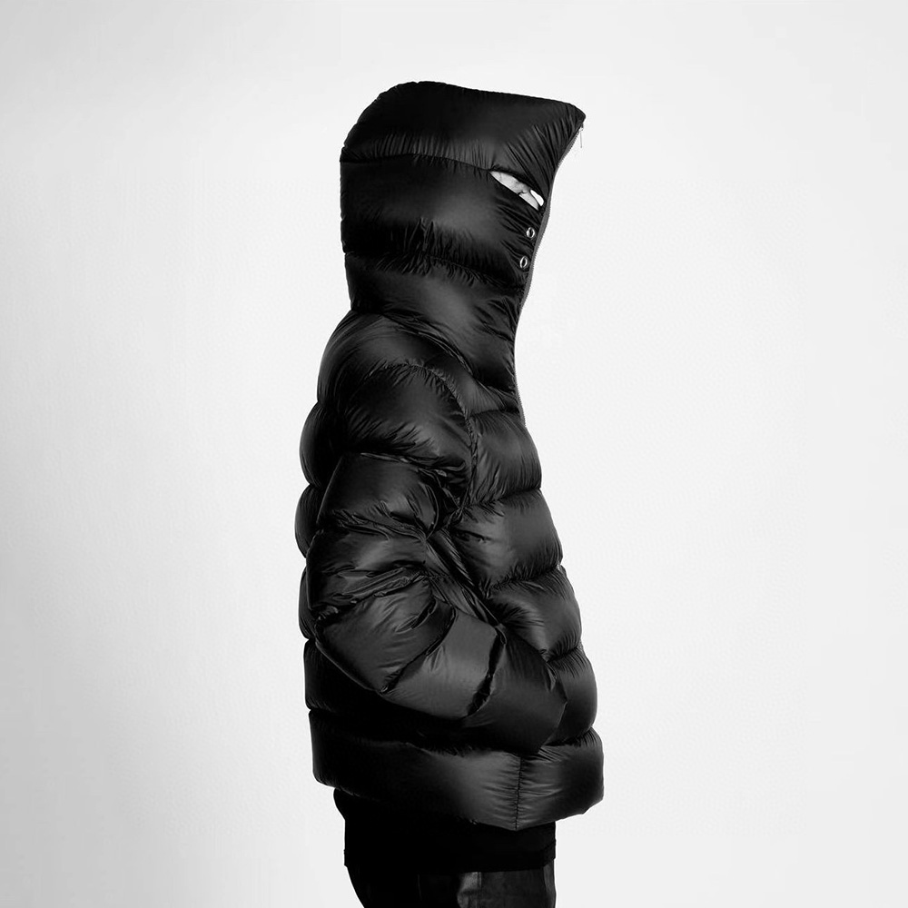 Rick Owens Quilted Zipper Hooded Puffer Down Jacket Ngvp #nigo6619