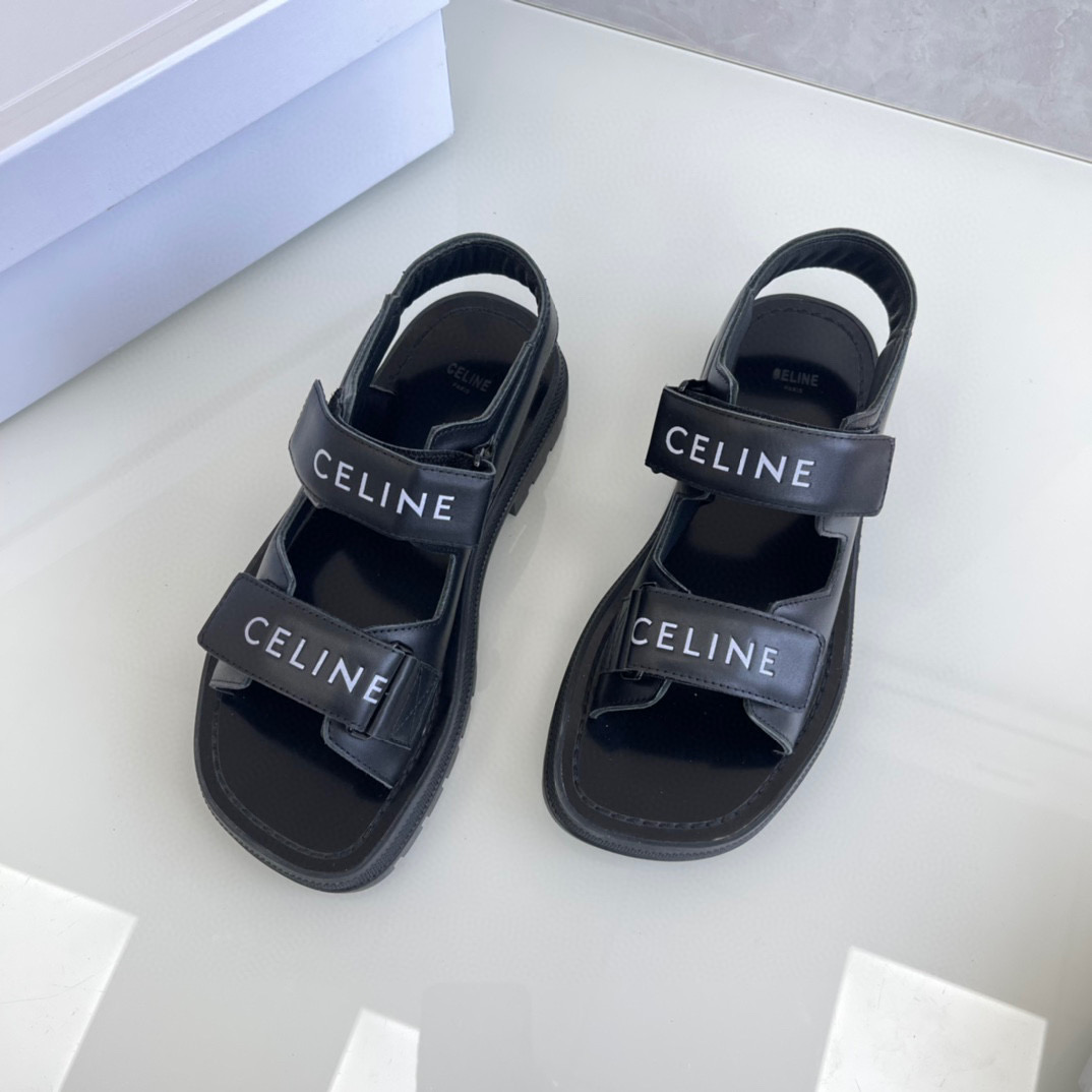 NIGO Celine Women's Fashion Cow Leather Summer Sandals Shoes #nigo96848