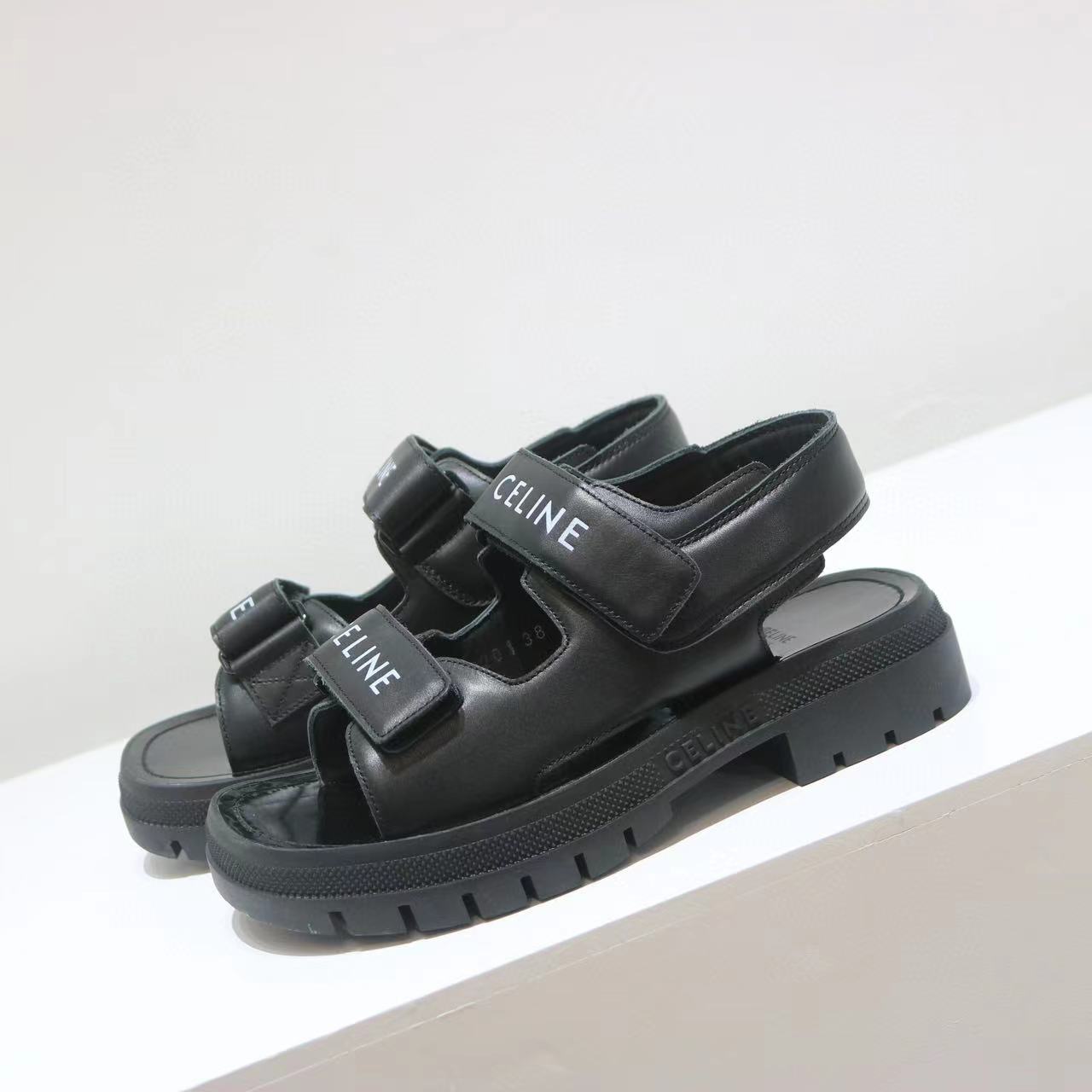 NIGO Celine Women's Fashion Cow Leather Summer Sandals Shoes #nigo96848