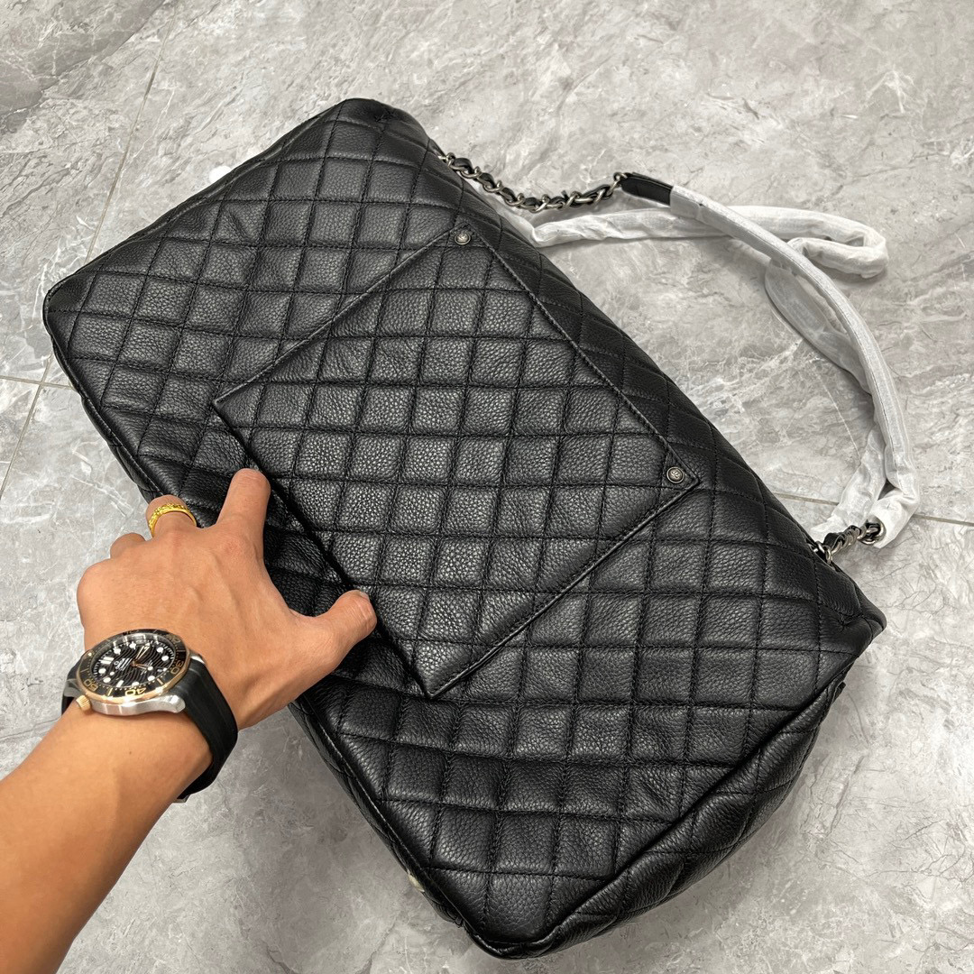 NIGO Chanel Leather Rhombic Pattern Check Airport Vacation Shopping Bag Shoulder Bags #nigo96888