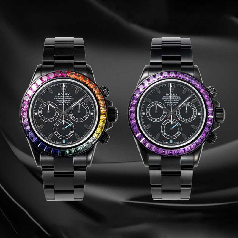 NIGO Rolex Mechanical Watch With Black Synthetic Bezel #nigo96923