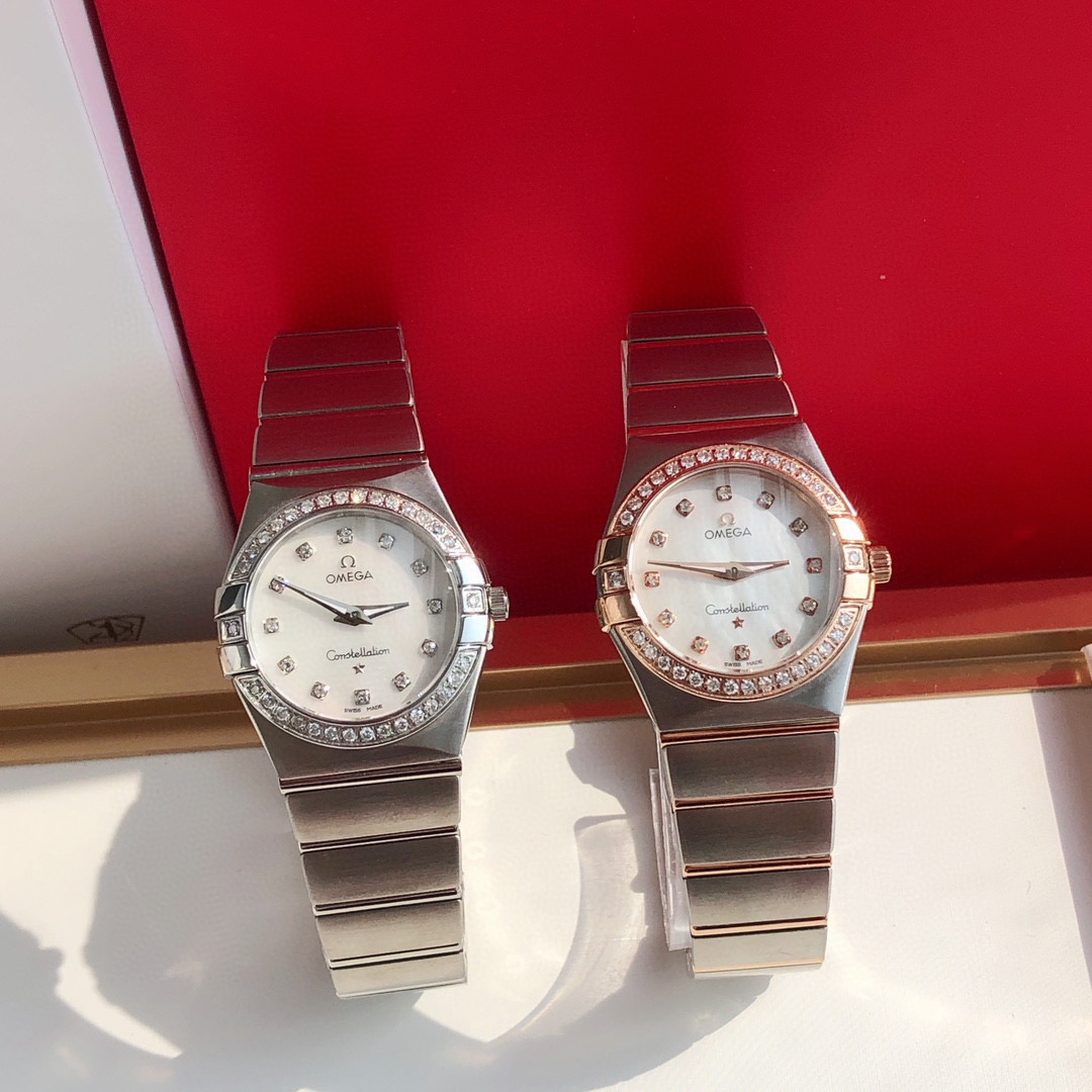 NIGO OMEGA Women's Anti-Glare Sapphire Mirror Swiss Quartz Watch #nigo96953