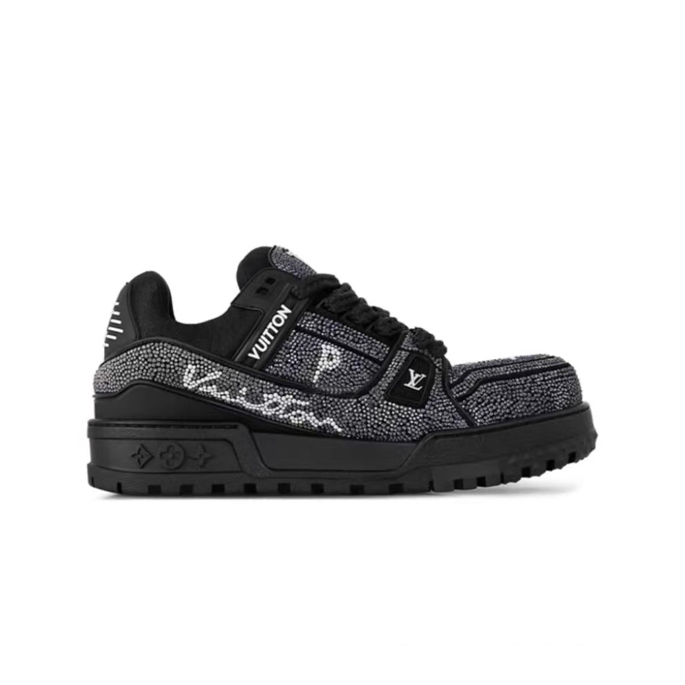 NIGO Louis Vuitton Men's Fall And Winter Low Top Rhinestone Trainer Sneakers Board Shoes #nigo96955