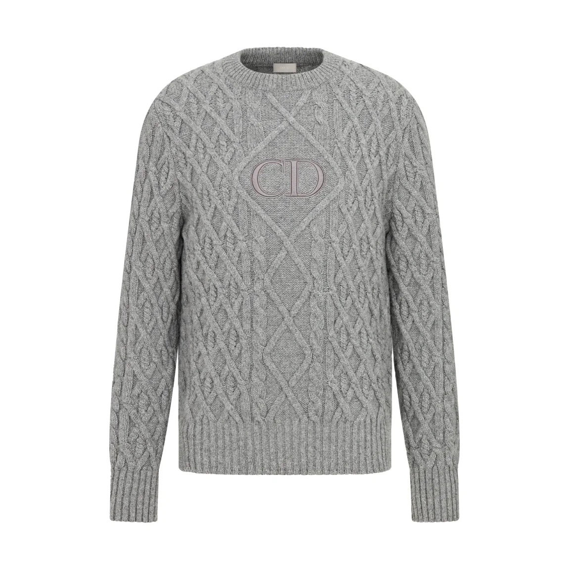 NIGO Dior Men's Embroidered Logo Solid Color Pullover Knit Sweater #nigo96973