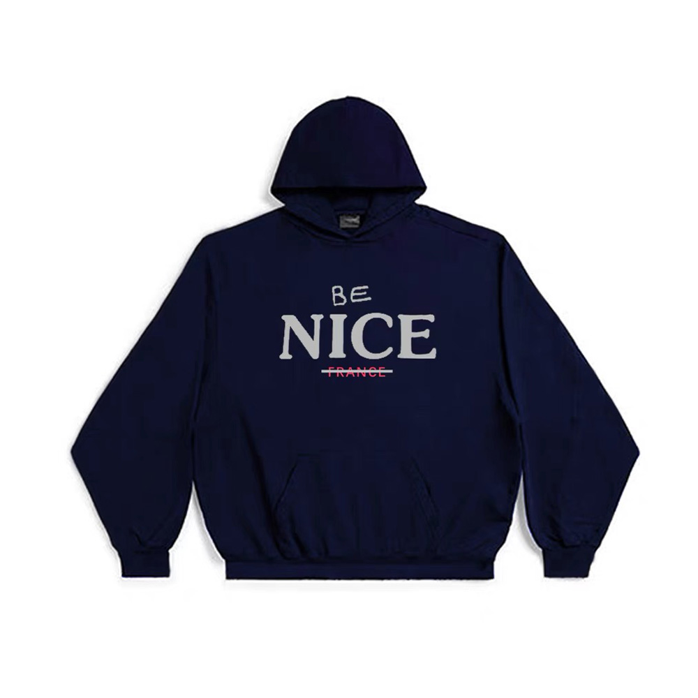 NIGO Balenciaga Men's Spring And Autumn Letter Printed Long Sleeve Loose Destruction Hooded Sweatshirt Ngvp #nigo6984