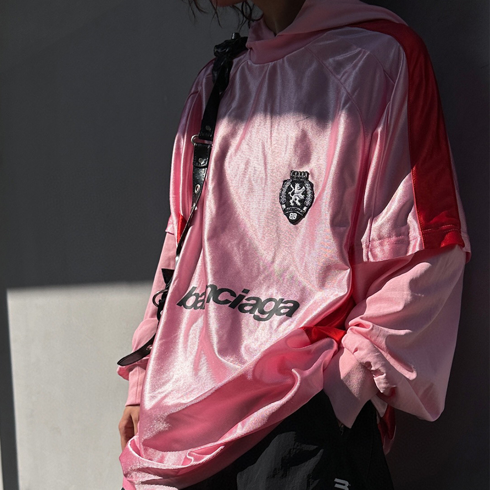 NIGO Balenciaga Men's Summer Thin Clashing Color Splicing Long Sleeve Hooded Sweatshirt #nigo96968