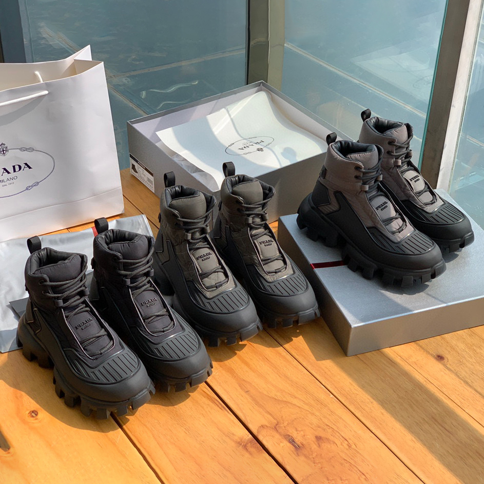 NIGO Prada Mens Fall Cloudbust Thunder High-Top Sneakers Shoes #nigo96986