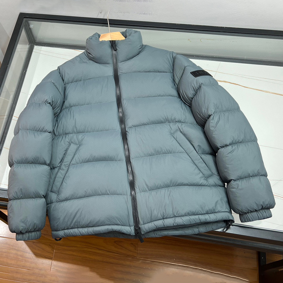 NIGO Dior Men's Winter Solid Color Zipper Loose Down Puffer Jacket Coat #nigo97121