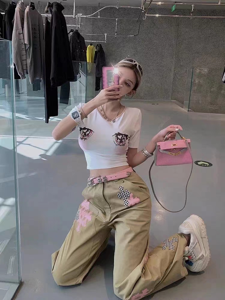 Casual Graffiti Pants