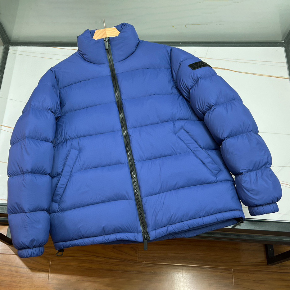 NIGO Dior Men's Winter Solid Color Zipper Loose Down Puffer Jacket Coat #nigo97121