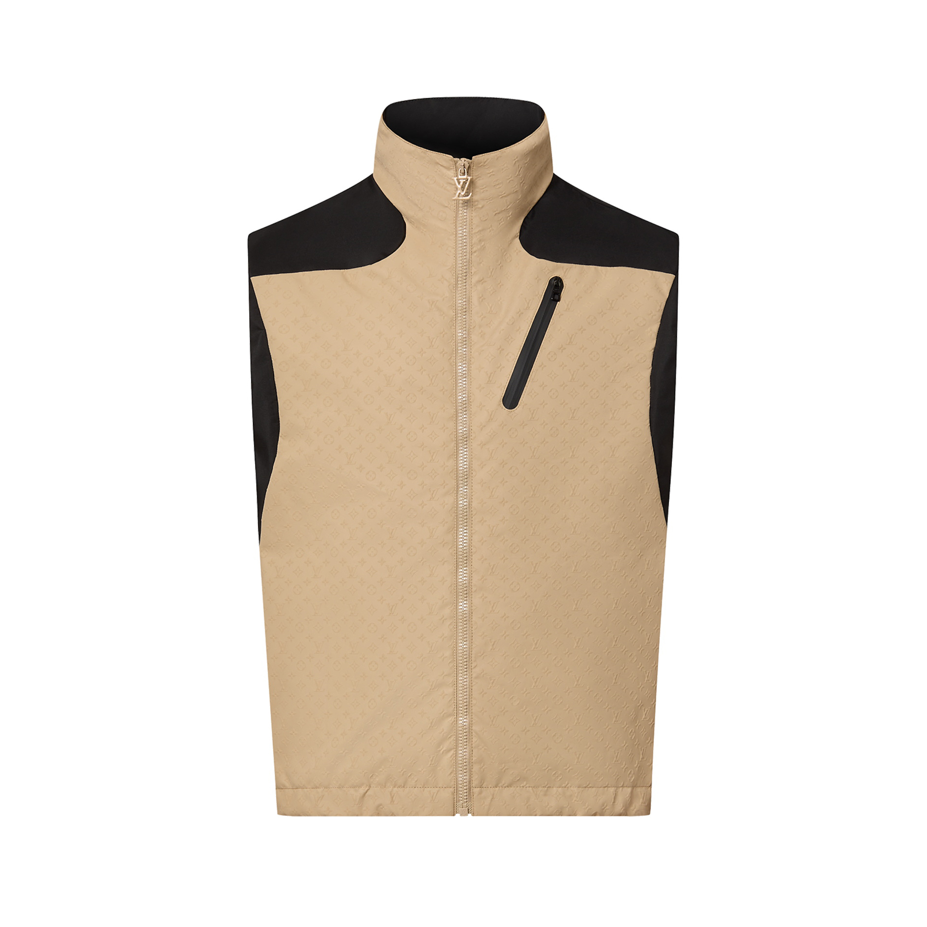NIGO Louis Vuitton Men's Summer Mini Monogram Technical Gilet Sleeveless Zipper Vest Jacket #nigo97135