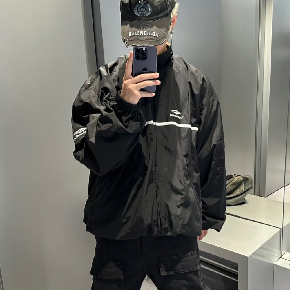 NIGO Balenciaga Men's Summer Loose Zipper Long Sleeve Sports Jacket #nigo97133