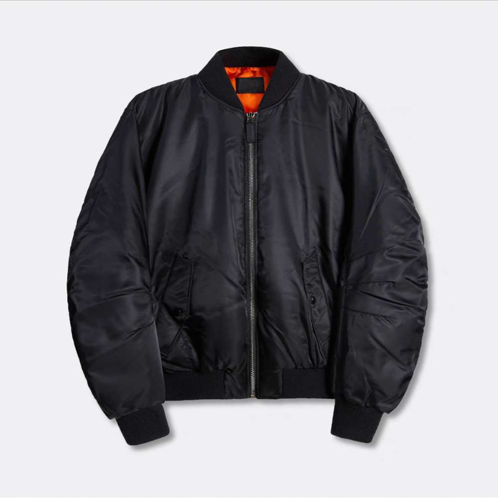 NIGO Prada Men's Autumn And Winter Solid Color Zipper Casual Loose Long Sleeve Pilot Coat Puffer Down Jacket Ngvp #nigo7164