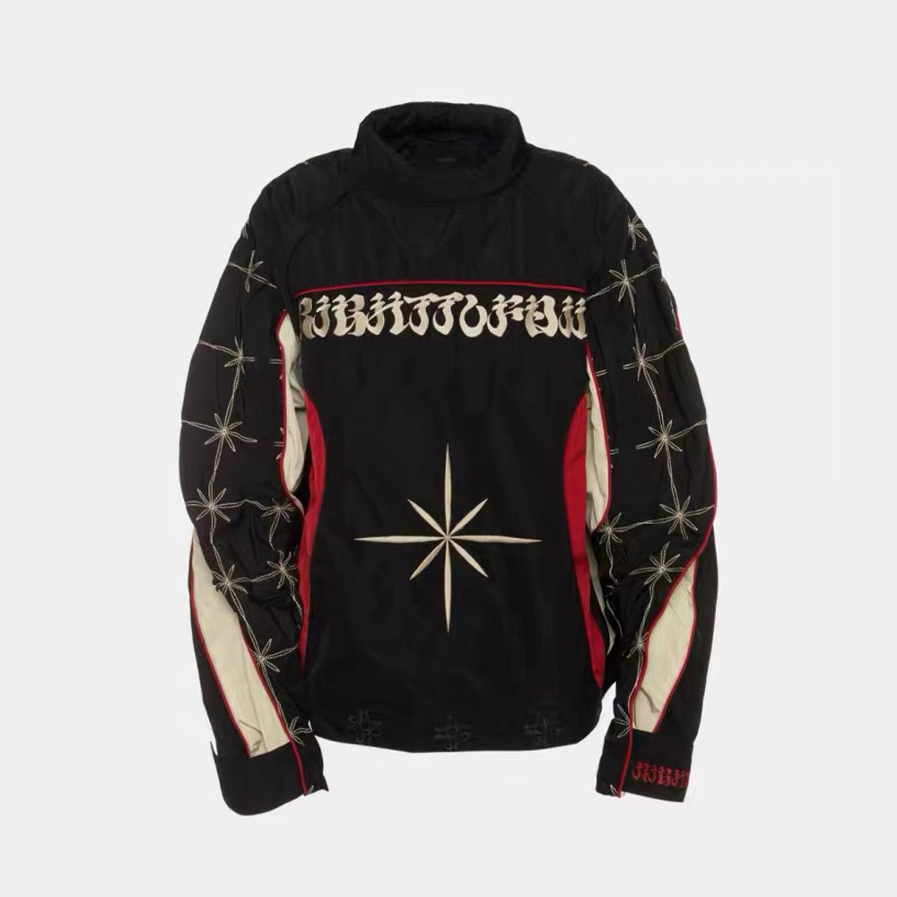 NIGO Kusikohc Men's Spring And Autumn Letter Embroidery Splicing Multicolor Zipper Pullover Loose Jacket Coat Ngvp #nigo6967