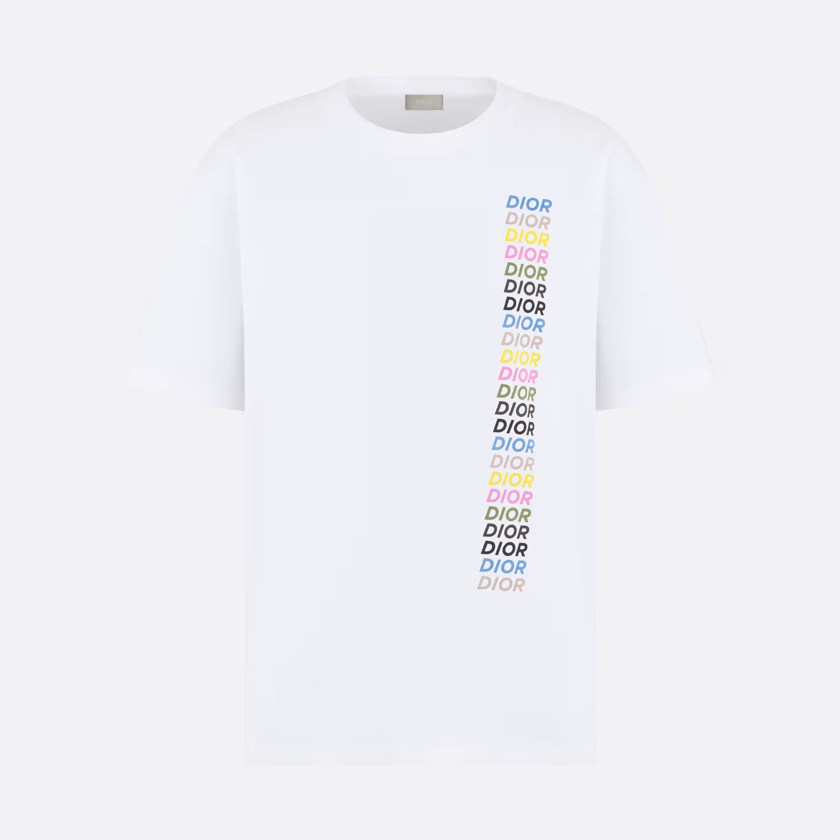 NIGO Dior Men's Summer Colorful Letter Short Sleeve Loose Fit T-Shirt #nigo97256