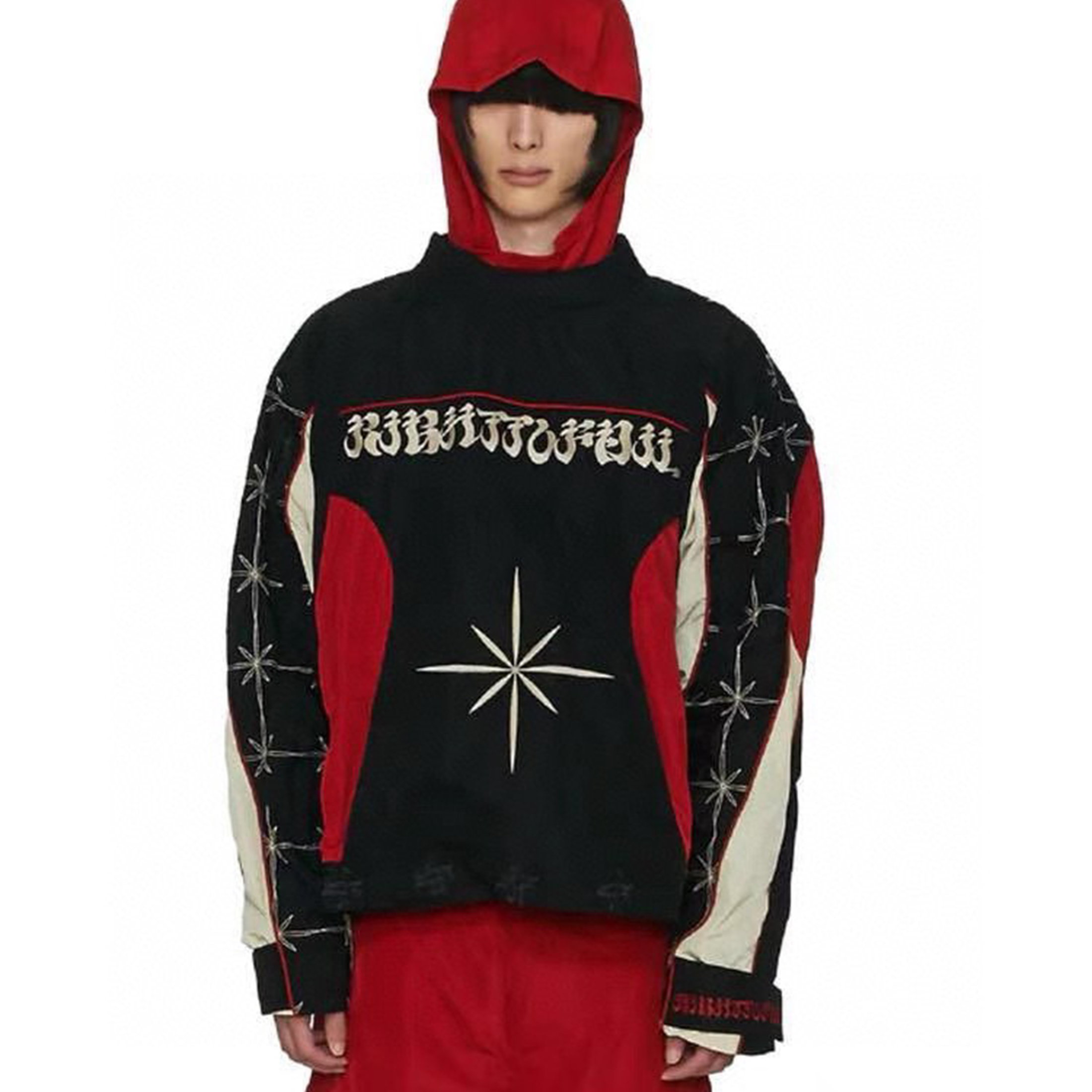 NIGO Kusikohc Men's Spring And Autumn Letter Embroidery Splicing Multicolor Zipper Pullover Loose Jacket Coat Ngvp #nigo6967