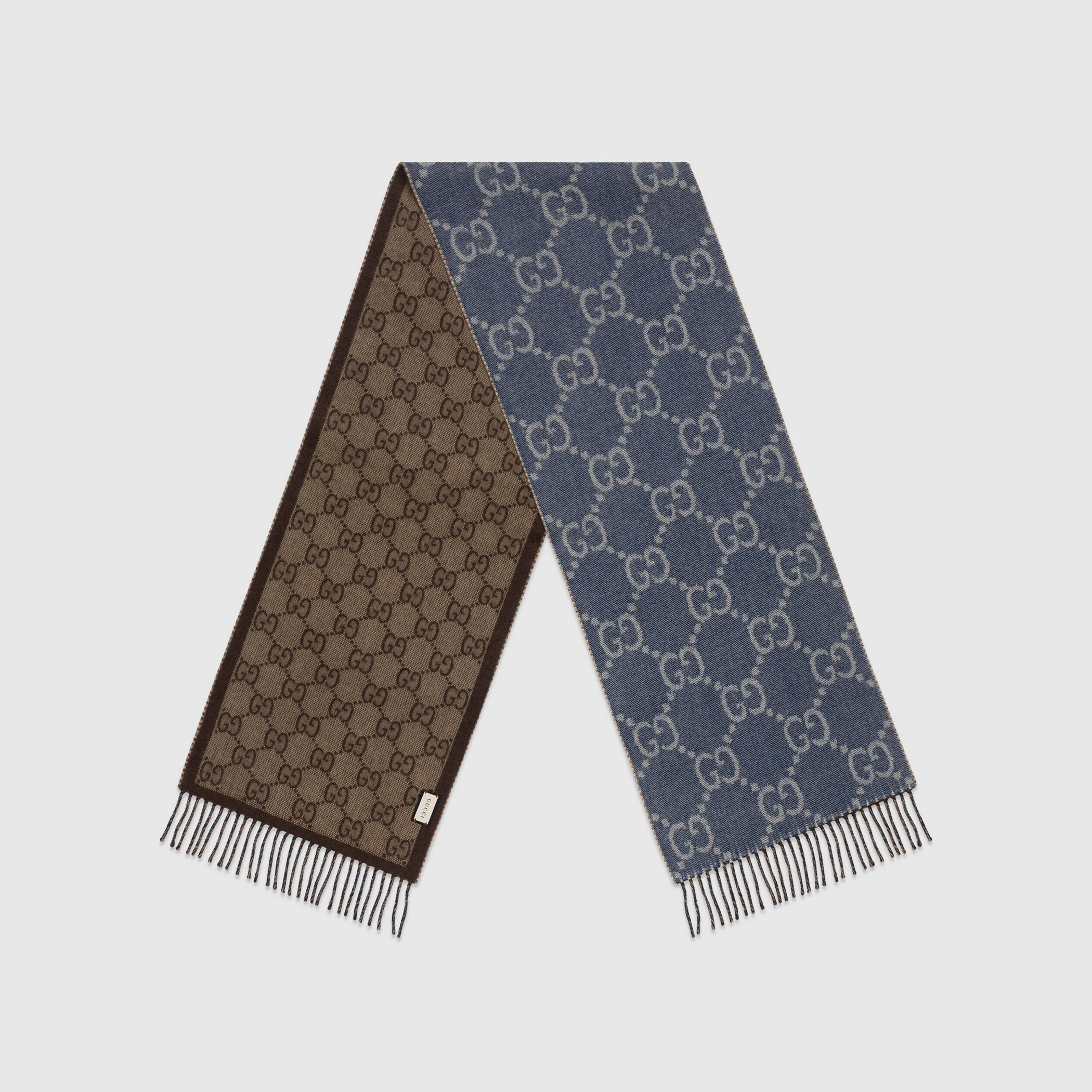 NIGO Gucci Jacquard Fringe Women's Men's Knitted Scarf #nigo97262