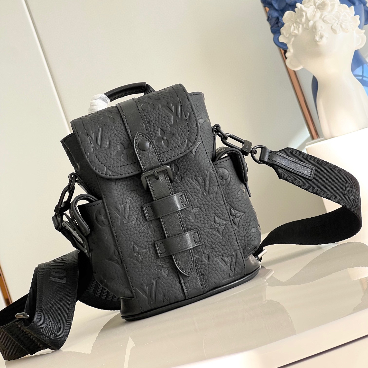 NIGO Louis Vuitton Men's Nano Christopher Leather Crossbody Shoulder Bag #nigo97272